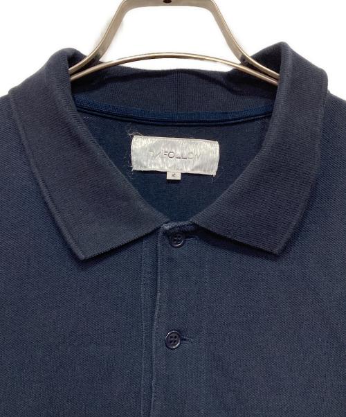 UNFOLLOW（アンフォロー）UNFOLLOW (アンフォロー) new authentic polo shirt l/s ネイビー サイズ:2の古着・服飾アイテム