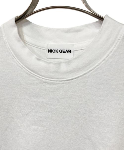 nick gear（ニックギア）NICK GEAR (ニックギア) Pixel Smile スマイル Tシャツ ホワイト サイズ:-の古着・服飾アイテム