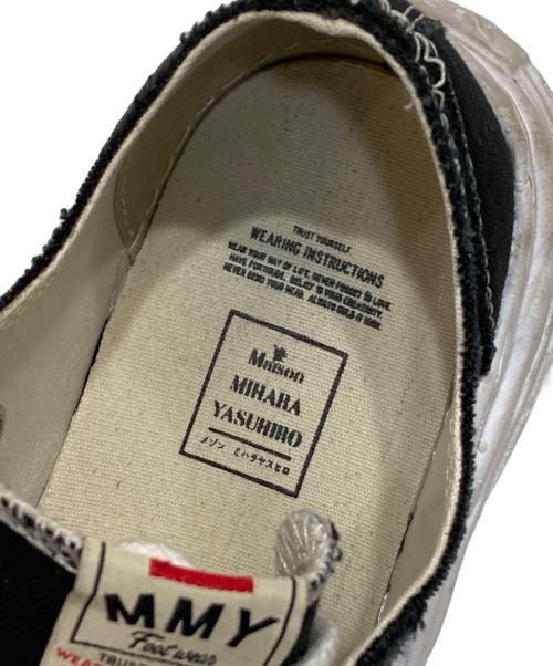 MIHARA YASUHIRO（ミハラヤスヒロ）MIHARA YASUHIRO (ミハラヤスヒロ) HANK CANVAS LOW ブラック サイズ:42の古着・服飾アイテム