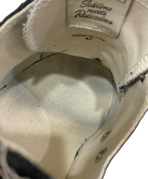 MIHARA YASUHIRO（ミハラヤスヒロ）MIHARA YASUHIRO (ミハラヤスヒロ) HANK CANVAS LOW ブラック サイズ:42の古着・服飾アイテム