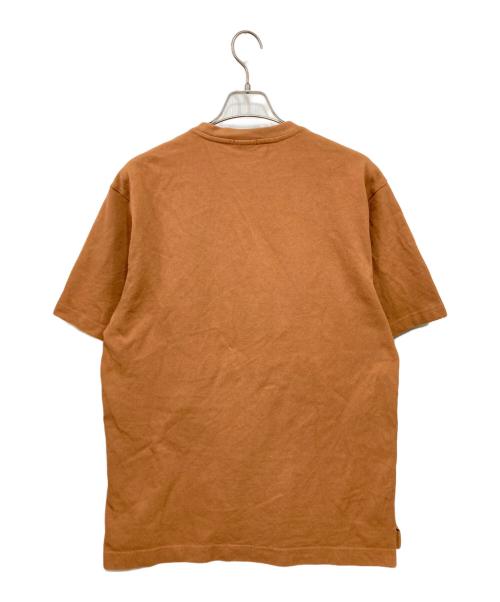 LACOSTE（ラコステ）LACOSTE (ラコステ) 別注 ミコカノコ クルーネック Tシャツ ブラウン サイズ:US Lの古着・服飾アイテム