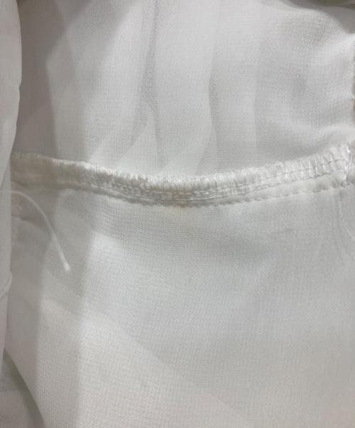 COMME des GARCONS COMME des GARCONS（コムデギャルソン コムデギャルソン）COMME des GARCONS COMME des GARCONS (コムデギャルソン コムデギャルソン) ランダムギャザーブラウス ホワイト サイズ:Sの古着・服飾アイテム