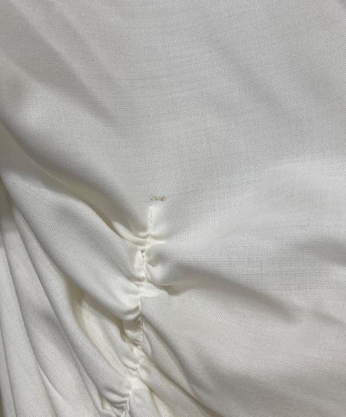 TAO COMME des GARCONS（タオ コムデギャルソン）TAO COMME des GARCONS (タオ コムデギャルソン) 23SS リボンフリルワンピースドレス ホワイト サイズ:Mの古着・服飾アイテム