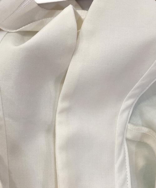 TAO COMME des GARCONS（タオ コムデギャルソン）TAO COMME des GARCONS (タオ コムデギャルソン) 23SS リボンフリルワンピースドレス ホワイト サイズ:Mの古着・服飾アイテム