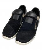 GIUSEPPE ZANOTTIジュゼッペザノッティ）の古着「スリッポン」｜ブラック