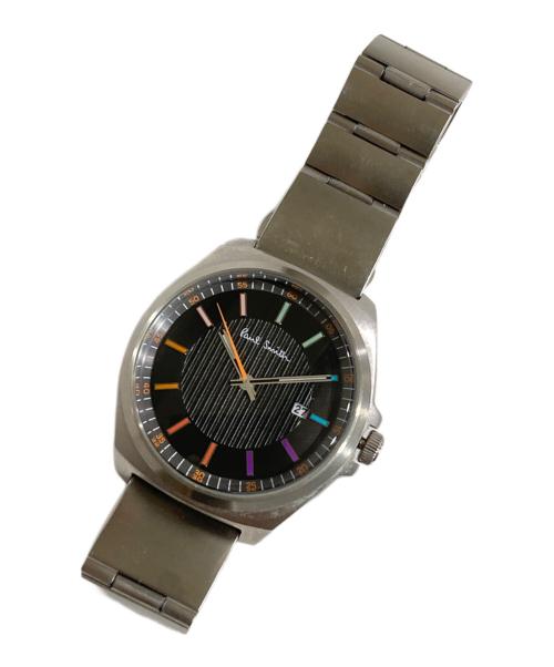 PAUL SMITH（ポールスミス）PAUL SMITH (ポールスミス) Closed Eyes クォーツ時計 ブラックの古着・服飾アイテム