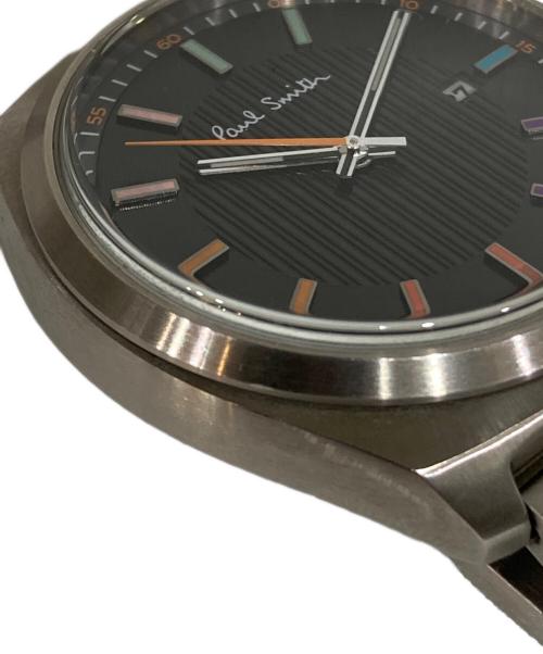 PAUL SMITH（ポールスミス）PAUL SMITH (ポールスミス) Closed Eyes クォーツ時計 ブラックの古着・服飾アイテム