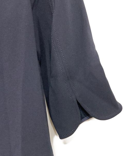 MUSE de Deuxieme Classe（ミューズ ドゥーズィエム クラス）MUSE de Deuxieme Classe (ミューズ ドゥーズィエム クラス) トリアセジョーゼットシチブソデプルオーバー ネイビー サイズ:-の古着・服飾アイテム