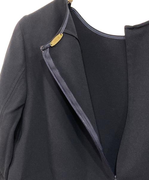 MUSE de Deuxieme Classe（ミューズ ドゥーズィエム クラス）MUSE de Deuxieme Classe (ミューズ ドゥーズィエム クラス) トリアセジョーゼットシチブソデプルオーバー ネイビー サイズ:-の古着・服飾アイテム