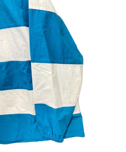 ADULT ORIENTED ROBES（アダルトオリエンテッドローブス）ADULT ORIENTED ROBES (アダルトオリエンテッドローブス) 「Rugby」ナイロンラガーシャツ ブルー サイズ:3の古着・服飾アイテム