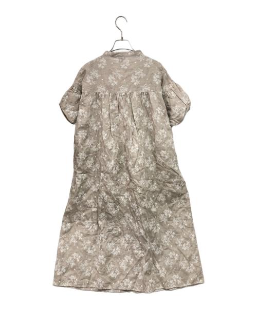 TSUHARU by samansa Mos2（ツハル バイ サマンサモスモス）TSUHARU by samansa Mos2 (ツハル バイ サマンサモスモス) リネン果物柄総刺繍ワンピース ベージュ サイズ:FREEの古着・服飾アイテム