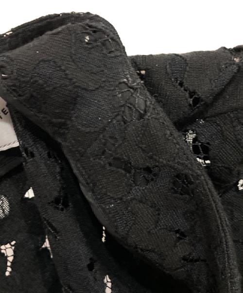 UNITED ARROWS TOKYO（ユナイテッドアローズトウキョウ）UNITED ARROWS TOKYO (ユナイテッドアローズトウキョウ) レース ショートスリーブ ジャケット ブラック サイズ:36の古着・服飾アイテム