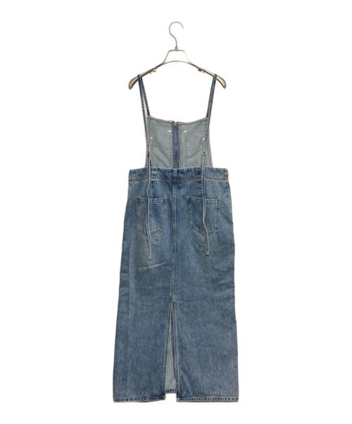 DOUDOU（ドゥドゥ）DOUDOU (ドゥドゥ) ワンピース デニムキャミジャンスカ ブルー サイズ:36の古着・服飾アイテム