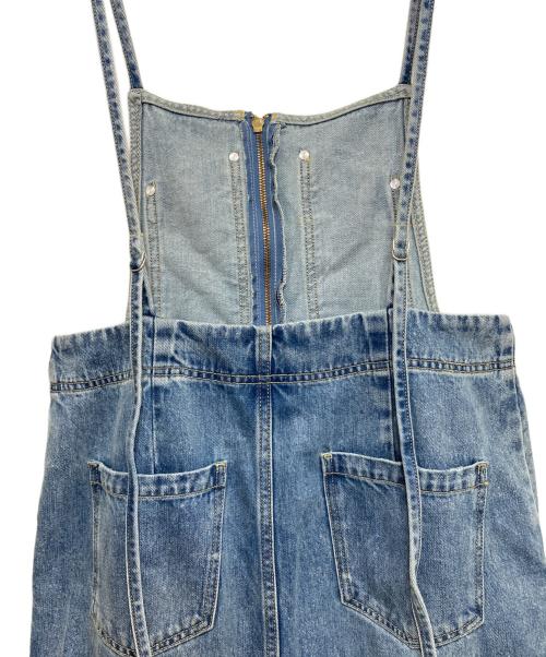 DOUDOU（ドゥドゥ）DOUDOU (ドゥドゥ) ワンピース デニムキャミジャンスカ ブルー サイズ:36の古着・服飾アイテム