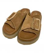 MOHIモヒ）の古着「SLOBE IENA 別注 バックルサンダル」｜ベージュ