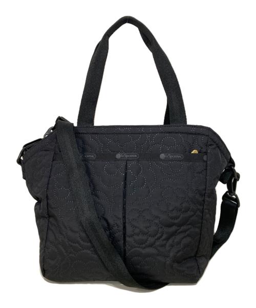 LeSportsac（レスポートサック）LeSportsac (レスポートサック) SMALL TOTEパフィーブロッサム ブラックの古着・服飾アイテム