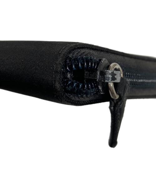 PRADA（プラダ）PRADA (プラダ) ラウンドファスナー ウォレット ブラックの古着・服飾アイテム