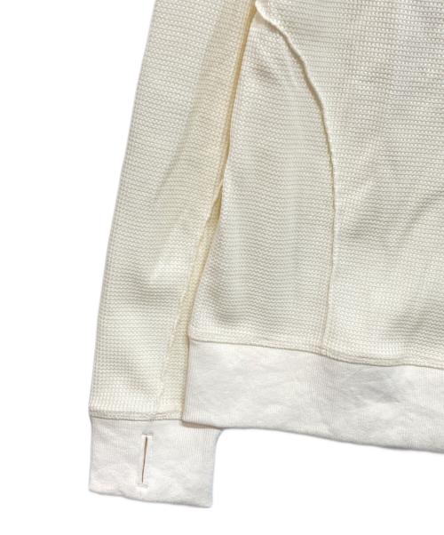 PARANOID（パラノイド）PARANOID (パラノイド) ワッフルサーマルパーカー アイボリー サイズ:Lの古着・服飾アイテム