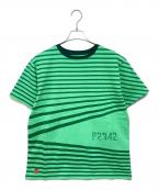 PARANOIDパラノイド）の古着「ボーダーTシャツ」｜グリーン
