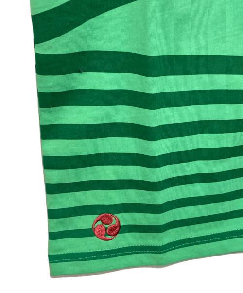 PARANOID（パラノイド）PARANOID (パラノイド) ボーダーTシャツ グリーン サイズ:Lの古着・服飾アイテム