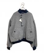 PARANOIDパラノイド）の古着「WOOL PULL OVER JACKET」｜ネイビー×グレー