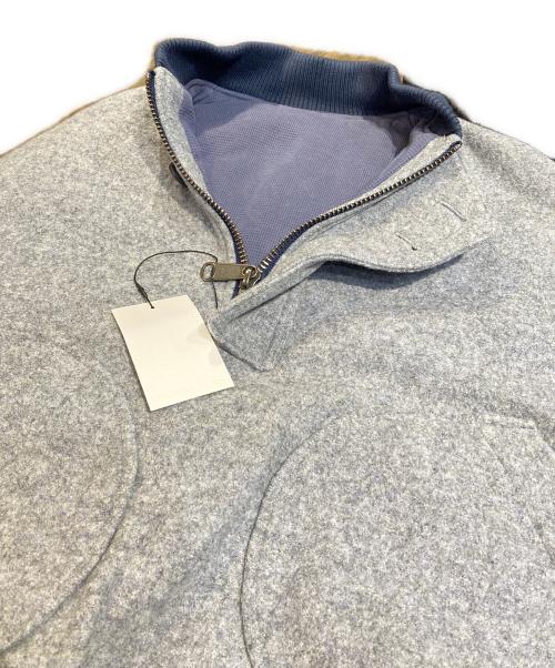 PARANOID（パラノイド）PARANOID (パラノイド) WOOL PULL OVER JACKET ネイビー×グレー サイズ:Lの古着・服飾アイテム