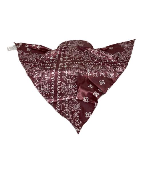 PARANOID（パラノイド）PARANOID (パラノイド) Satin Bandanna Cap エンジの古着・服飾アイテム