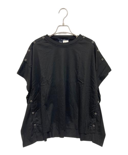 LIMI feu（リミフゥ）LIMI feu (リミフゥ) スナップボタンノースリーブTシャツ ブラック サイズ:2の古着・服飾アイテム