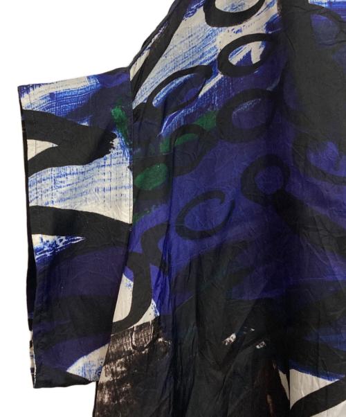 Y's（ワイズ）Y's (ワイズ) マルチプリントシャツ パープル サイズ:1の古着・服飾アイテム