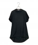 DES PRESデ プレ）の古着「ソフトプレーンジャージー クルーネックプルオーバー」｜ブラック