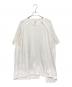 GROUND Y（グラウンドワイ）の古着「前ラグランスリットT半袖」｜ホワイト