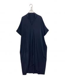 Y's（ワイズ）の古着「スキッパーSSワンピース」｜ネイビー