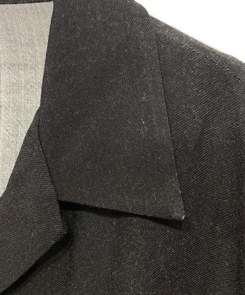 Y's（ワイズ）Y's (ワイズ) フラワープリントシャツワンピース ブラック サイズ:2の古着・服飾アイテム