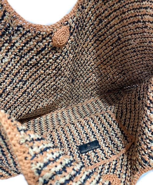 HELEN KAMINSKI（ヘレンカミンスキー）HELEN KAMINSKI (ヘレンカミンスキー) PIAトートバッグ ブラウンの古着・服飾アイテム