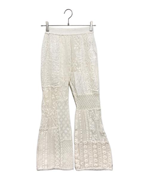 TODAYFUL（トゥデイフル）TODAYFUL (トゥデイフル) Patchwork Lace Pants アイボリー サイズ:36の古着・服飾アイテム