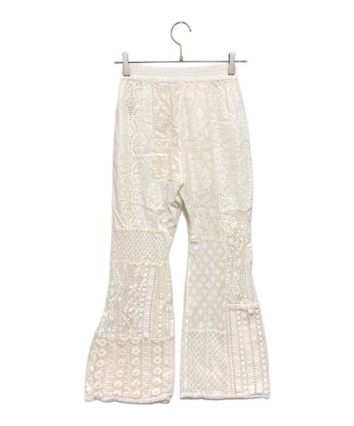 TODAYFUL（トゥデイフル）TODAYFUL (トゥデイフル) Patchwork Lace Pants アイボリー サイズ:36の古着・服飾アイテム