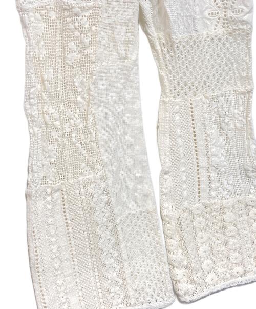TODAYFUL（トゥデイフル）TODAYFUL (トゥデイフル) Patchwork Lace Pants アイボリー サイズ:36の古着・服飾アイテム