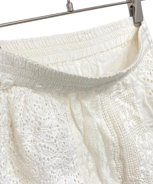 TODAYFUL（トゥデイフル）TODAYFUL (トゥデイフル) Patchwork Lace Pants アイボリー サイズ:36の古着・服飾アイテム
