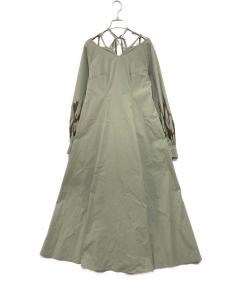 合馬公式Yves Saint Laurent 緑色 半袖 ワンピース 中古・古着通販】Yves Saint Laurent (イヴサンローラン) ヴィンテージ