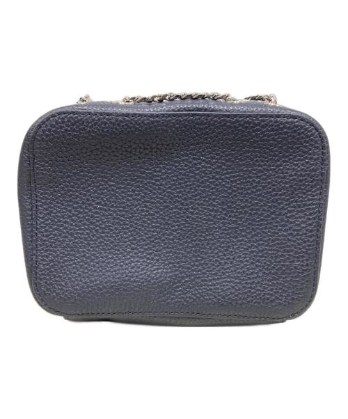 LACOSTE（ラコステ）LACOSTE (ラコステ) CROCO CREW ボックスショルダーバッグ ネイビーの古着・服飾アイテム