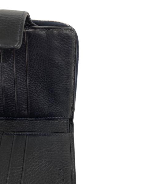 HIROFU（ヒロフ）HIROFU (ヒロフ) スクエアウォレット ネイビーの古着・服飾アイテム