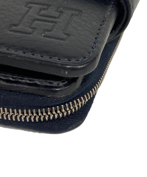 HIROFU（ヒロフ）HIROFU (ヒロフ) スクエアウォレット ネイビーの古着・服飾アイテム