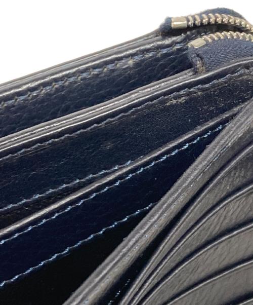 HIROFU（ヒロフ）HIROFU (ヒロフ) スクエアウォレット ネイビーの古着・服飾アイテム