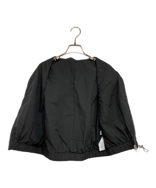 emmi atelier（エミアトリエ）emmi atelier (エミアトリエ) eco ewcノースリーブワークブルゾン ブラック サイズ:Fの古着・服飾アイテム