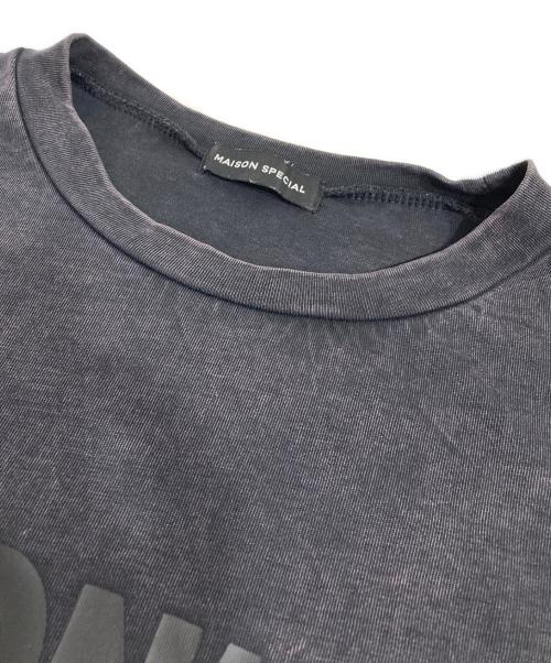 MAISON SPECIAL（メゾンスペシャル）MAISON SPECIAL (メゾンスペシャル) ミラクルオーバーTシャツ グレー サイズ:Fの古着・服飾アイテム