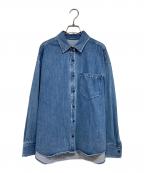 BARNYARDSTORMバンヤードストーム）の古着「カットデニムシャツジャケット」｜ブルー