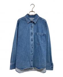 BARNYARDSTORM（バンヤードストーム）の古着「カットデニムシャツジャケット」｜ブルー