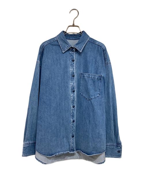 BARNYARDSTORM（バンヤードストーム）BARNYARDSTORM (バンヤードストーム) カットデニムシャツジャケット ブルー サイズ:Fの古着・服飾アイテム