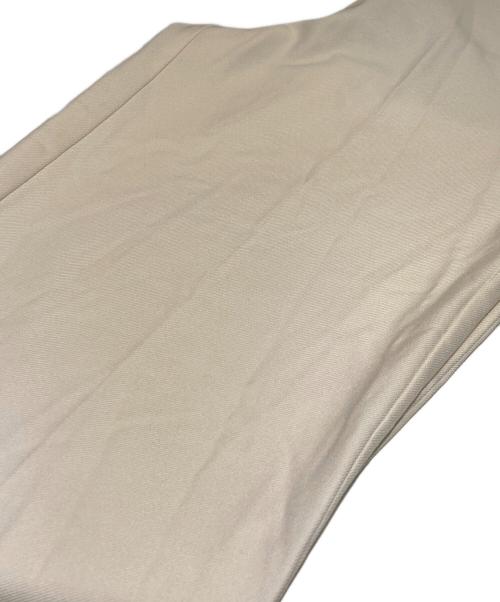 BEAUTY&YOUTH UNITED ARROWS（ビューティーアンドユースユナイテッドアローズ）BEAUTY&YOUTH UNITED ARROWS (ビューティーアンドユースユナイテッドアローズ) ツイルバックゴムストレートパンツ ベージュ サイズ:Mの古着・服飾アイテム