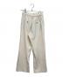 BEAUTY&YOUTH UNITED ARROWS (ビューティーアンドユースユナイテッドアローズ) ツイルバックゴムストレートパンツ ベージュ サイズ:M：5000円